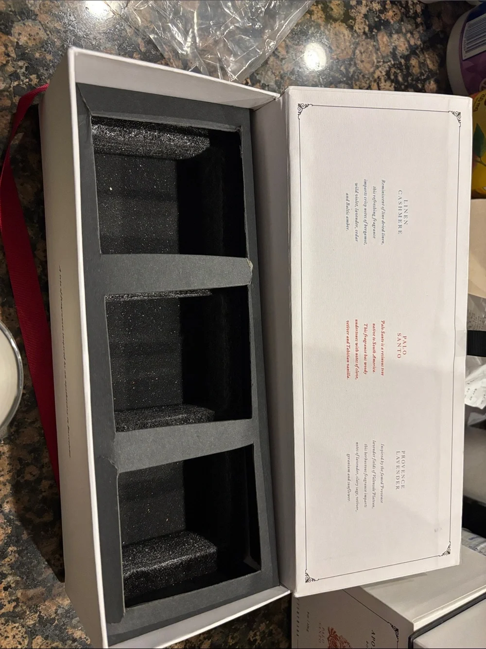 NWT Pottery Barn Set of 3 Apothecary Candles in Gift Box